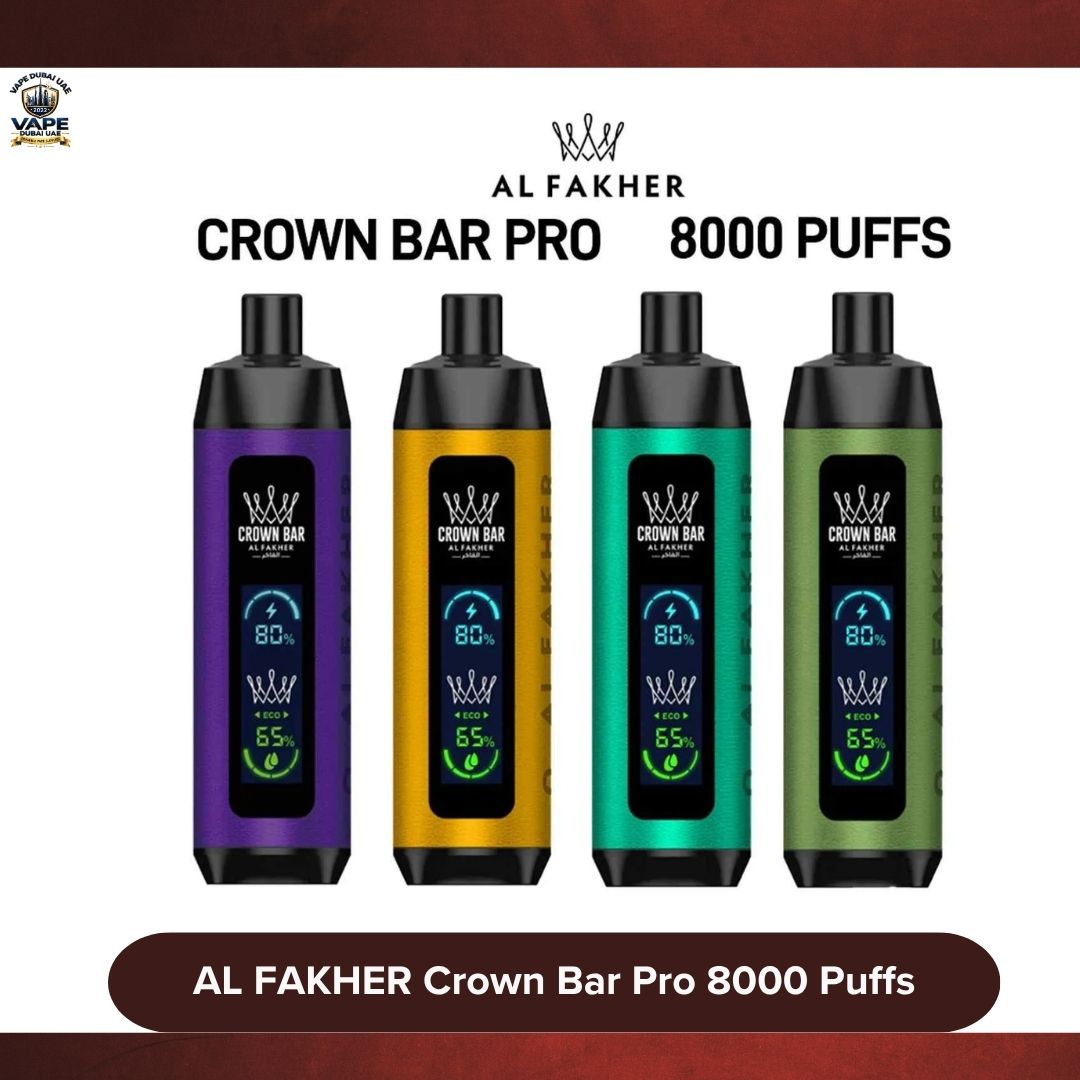 AL FAKHER Crown Bar Pro 8000 Puffs AL FAKHER Crown Bar Pro 8000 Puffs Disposable Vape - Image 1