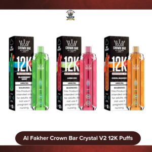 Al Fakher Crown Bar Crystal V2 12k Puffs